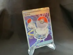 Pokemon Switch 123/094 Phantasmal Flames Holo Ultra Rare Item Full Art -NM - Image 2