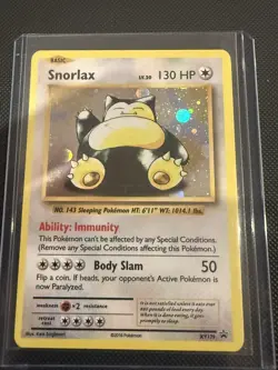 Pokemon Snorlax XY179 Black Star Promo Rare Holo 2016 NM - Image 1