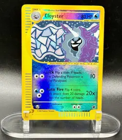 Cloyster 42/165 Reverse Holo Pokemon Expedition 2002 Wotc Vintage LP/NM - Image 2