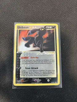 2007 POKEMON POP SERIES 5 #17 UMBREON-GOLD STAR - Image 1