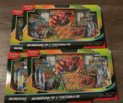 BRAND NEW Pokemon TCG - Incineroar ex & Torterra ex Special Collection 4 Lot - Image 1