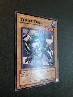 Yugioh - Turtle Tiger LOB-023 Common Unlimited 1996 NM - Image 2