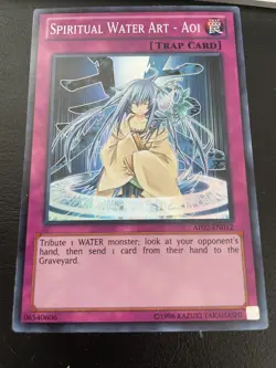 Spiritual Water Art Aoi Super Rare AP02 EN012 Astral Pack Near Mint - Image 1