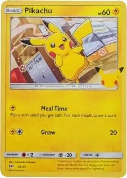 Pikachu - 25/25 Promo McDonald's 25th Anniversary Promos 025/025 LP normal - Image 1
