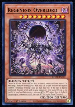 Yugioh! Regenesis Overlord DOOD-EN022 pack fresh - Image 1