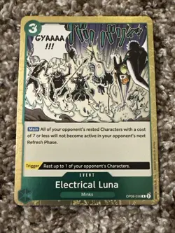 One Piece CCG Two Legends Electrical Luna Foil Rare Card OP08-036 - Image 1