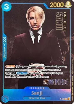 Sanji Alternate Art Foil - P-050 LP - One Piece - Image 1