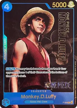 Monkey.D.Luffy Alternate Art Foil - P-055 LP - One Piece - Image 1