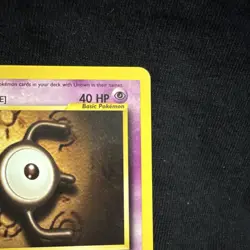 Pokemon TCG Unown [E] Neo Discovery 67/75 Basic Psychic Card 2001 - Image 3