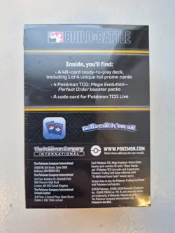 Pokemon Card Game Mega Evolution Perfect Order Build and Battle Box New - Image 2