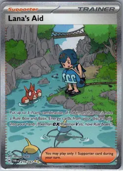 Lana's Aid 219/167 SIR SV06: Twilight Masquerade - Pokemon Card - NM - Image 1