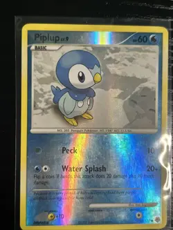 Piplup 93/130 Diamond and Pearl Reverse Holo Pokemon Card - Image 1