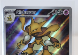 Pokemon Alakazam TCG Mega Evolution Black Star Promo Card MEP-009 - Image 2
