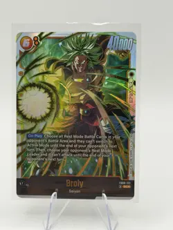 Broly Secret Rare FB08-122: Dragon Ball Super Fusion World Card Game - Image 1
