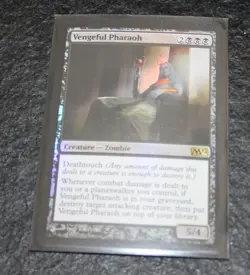 Vengeful Pharaoh FOIL Magic 2012 / M12 NM Black Rare MAGIC MTG - Image 1
