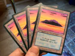 4x German Fbb Island • NM • Basic Land • Mtg - Image 1