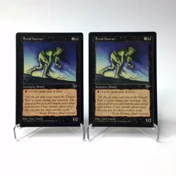 (2) Magic: The Gathering Fetid Horror MTG Mirage Vintage 1996 LP - Image 1