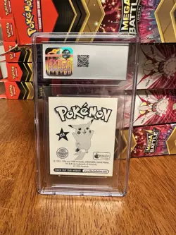 Pokemon Merlin Psyduck Holographic Sticker Series 1 CGC Gem Mint 10 - Image 2