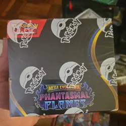 Pokemon TCG Mega Evolutions - Phantasmal Flames ME02 Booster Display Box - Image 1