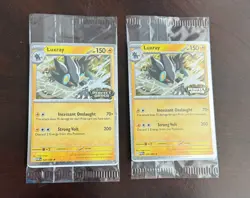 Pokemon Mega Evolution Perfect Order Stamped Luxray 028/088 Best Buy Promo x2 - Image 1