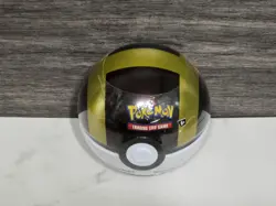 D21 Pokemon Pokeball Tin Ultra Ball Black Gold New Sealed TCG - Image 2
