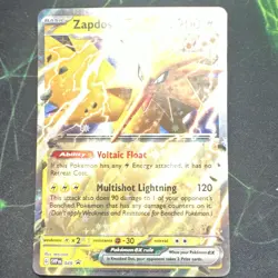 Pokemon Zapdos ex 049 SVP Black Star Promo Holo Basic EX Card EN 2023 - Image 1