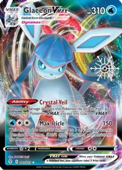 Glaceon VMAX 041/203 Holo Ultra Rare Miscellaneous Cards & Products Pokemon NM - Image 1