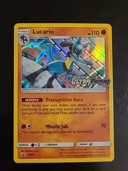 Lucario - SM95 - Ultra Prism - SM Black Star Promos - Pokemon Card - Image 1