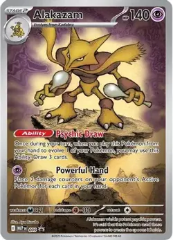 Alakazam - 009 009 Holo Promo ME: Mega Evolution Promo Pokemon Near Mint - Image 1
