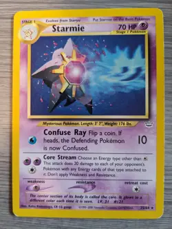 Pokemon Starmie 25/64 Neo Revelation MP - Image 1