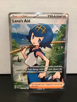 Lana's Aid 207/167 Pokemon Twilight Masquerade Holo Full Art Ultra Rare - Image 1