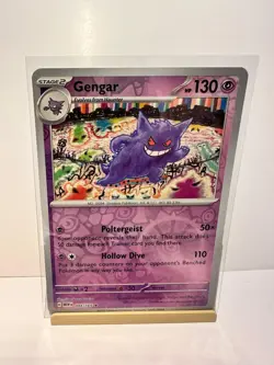 Gengar 094/165 Rare 151 Pokemon Reverse Holo Near Mint - Image 1