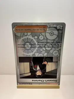 Giovanni's Charisma 161/165 Uncommon 151 Pokemon Reverse Holo Near Mint - Image 2