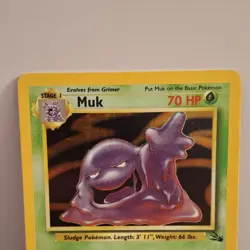 Pokemon TCG - Muk - 13/62 - Holo Unlimited - Fossil Unlimited [Near Mint] - Image 2