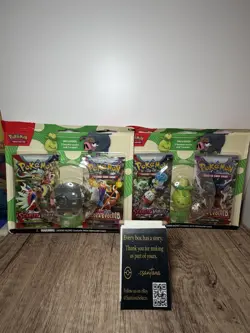 Pokemon TCG SV Lechonk & Smoliv Eraser Blister Set - Sealed | Santana Selects - Image 1