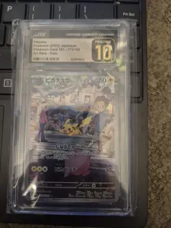 Pikachu #173 (Pokemon Japanese Scarlet & Violet 151) CGC Pristine 10 - Image 1