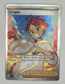 Pokemon Crispin 164/142 Sv07: Stellar Crown Holo Ultra Rare TCG NM - Image 1