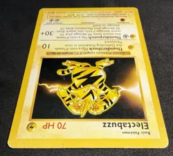 Electabuzz 20/102 Rare Shadowless Base Set 1999 Vintage Pokemon TCG WOTC - Image 2