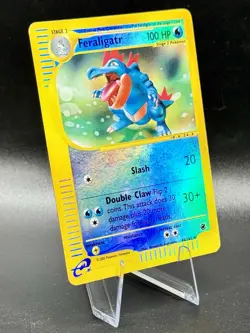 Feraligatr 46/165 Reverse Holo Pokemon Expedition 2002 Wotc Vintage LP/NM - Image 1