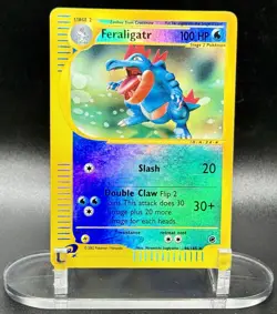 Feraligatr 46/165 Reverse Holo Pokemon Expedition 2002 Wotc Vintage LP/NM - Image 2