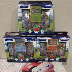 Pokemon Go Pin Collection Box Lot- Bulbasaur Charmander Squirtle- Factory Sealed - Image 1