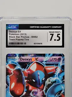 Deoxys EX (Team Plasma) BW82 Black & White Promos Holo Pokemon CGC 7.5 NM - Image 2