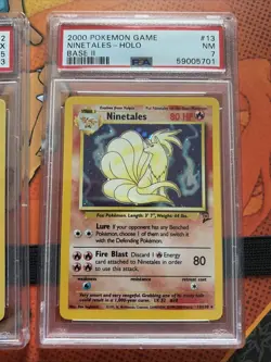 1999 Pokemon Game Ninetales Shadowless Holo/ Base 2 Ninetales Holo - Image 3