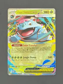Mega Venusaur ex 003/132 Double Rare Me01: Mega Evolution Pokemon NM - Image 1