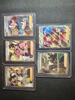 Pokemon TCG Trainer Card Full Art Lot 5 Cards - Image 1