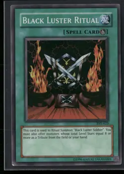 Black Luster Ritual SYE-025 Super Rare Starter Deck: Yugi Evolution Yu-Gi-Oh HP - Image 1