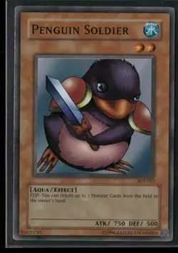 Penguin Soldier SDJ-022 Super Rare Starter Deck: Joey Yu-Gi-Oh Heavily Played - Image 1