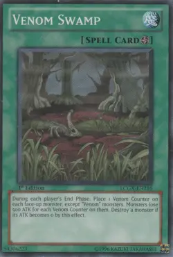 Venom Swamp - LCGX-EN216 - Common - 1st Edition - Lightly Played - Image 1