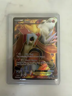 Entei EX Dark Explorers Full Art Holo Ultra Rare Card 103/108 - Image 1
