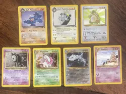 Pokemon Card Holo Lot Wotc Neo Rocket Jungle 7 Cards Lot - Image 1